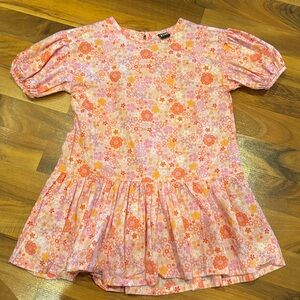 Tea 100% cotton floral print dress size‎ 5